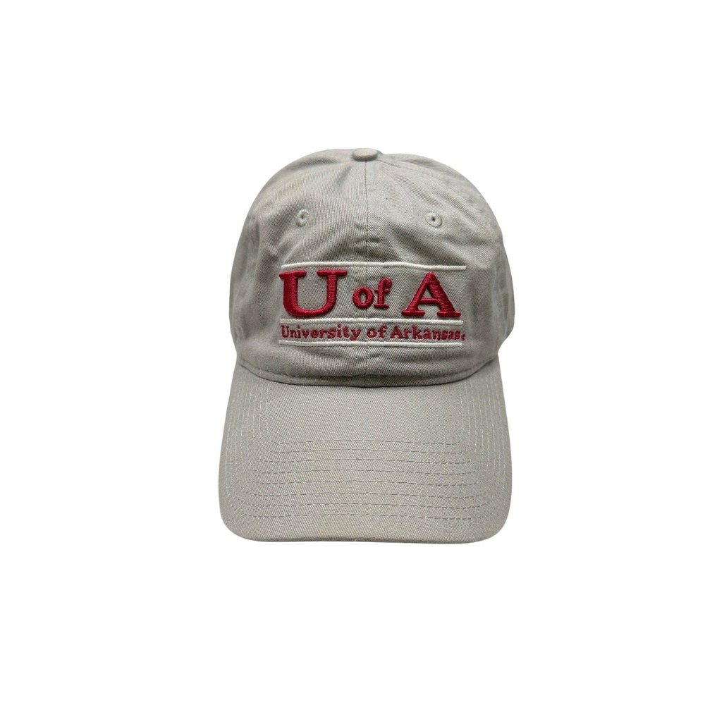 The Game Hat University of Arkansas Unisex Tan Adjustable Strapback OSFM